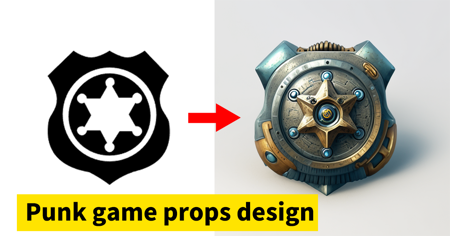 Punk game props design v1.0