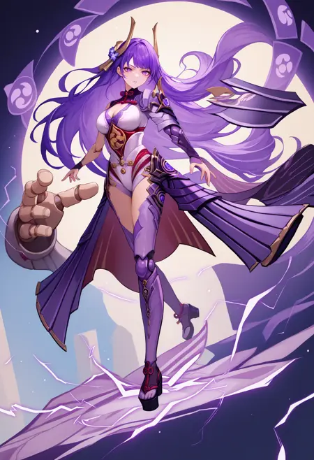 Raiden Shogun (Magatsu mitake narukami no mikoto) | Character LoRA XL