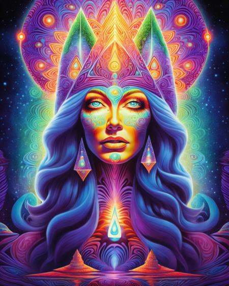 PsyAI Psychedelic Visionary art DMT LSD