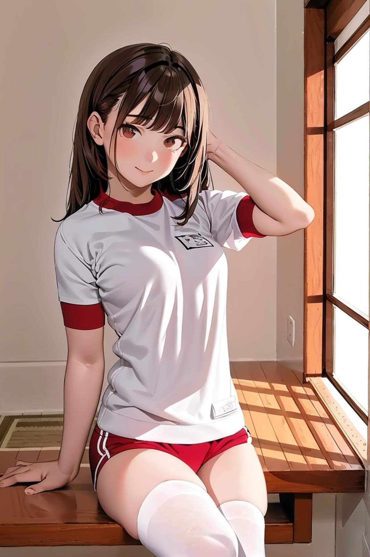 体操服（赤）Gym uniform (RED) - v1.0 | Stable Diffusion LoRA | Civitai