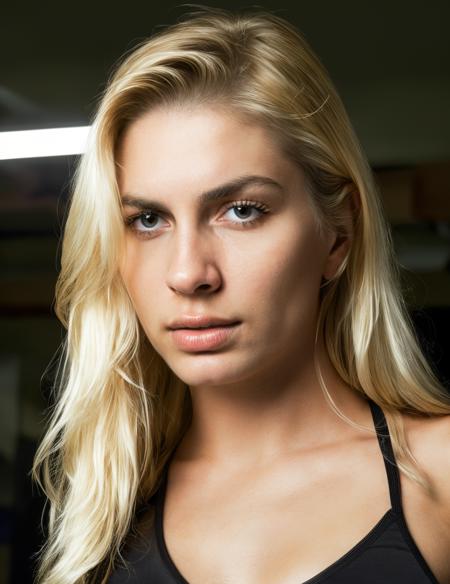 a woman aleynatilki blonde teen brown eyes