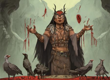 Fantasy Card Art XL - Shamans V1
