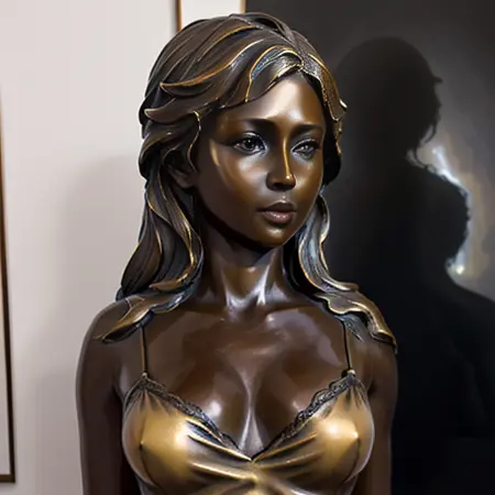 Female Bronze Statue