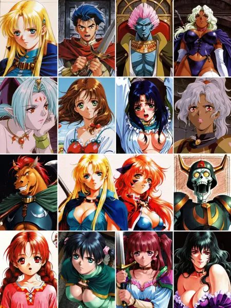 [illustrious XL] 16 in 1，Rin Sin/铃真 《Words Worth》/《光与影的传说》- Artist Style