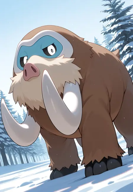 Mamoswine (Pokemon) [Illustrious]