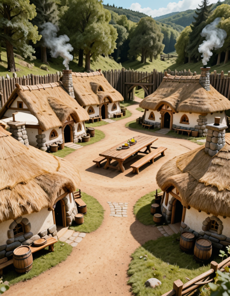 Gaulish village illu v1.0