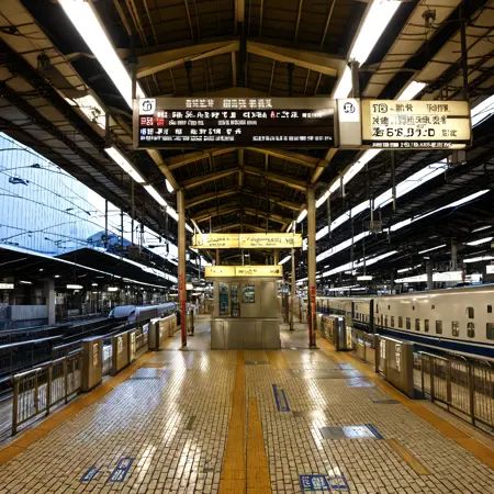 東京駅 東海道・山陽新幹線ホームSDXL