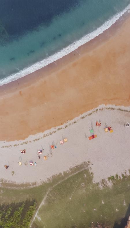 beach <lora:DD-above-v1:1> above