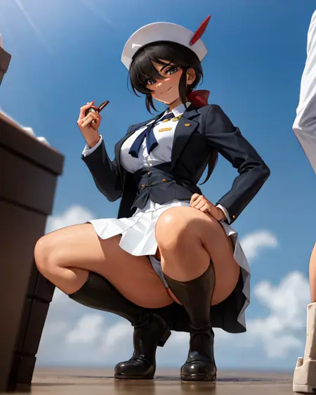 お銀さん（ガールズ＆パンツァー・サメさんチーム）Ogin(girls und panzer)