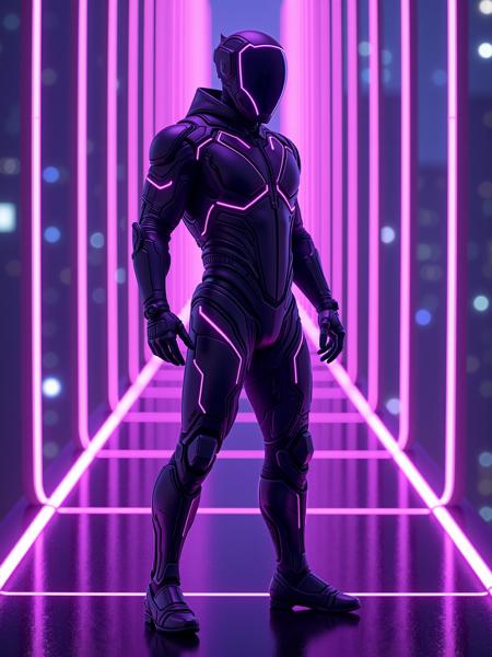 Neon Cyberpunk Cyberspace