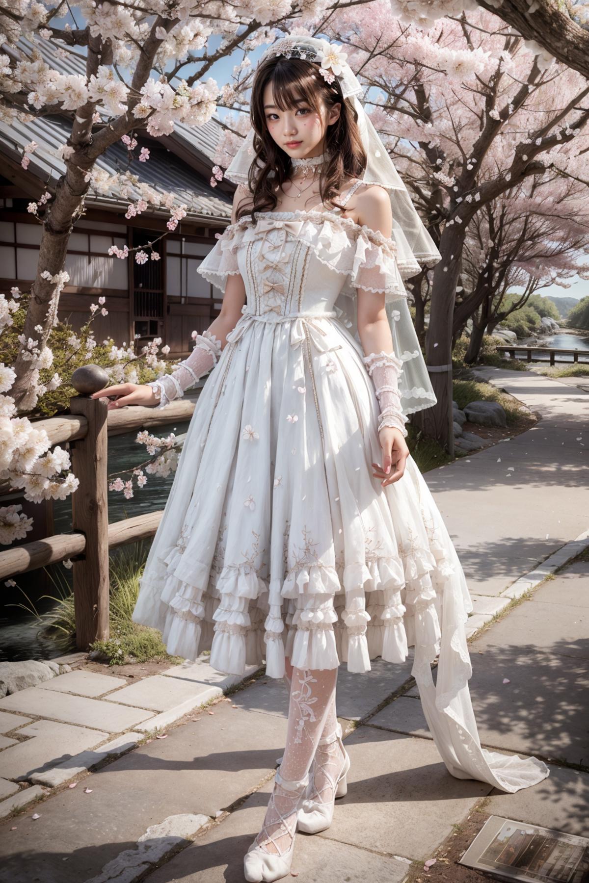 【蝶羽光迹】Dress No.6 White Dress image by feetie