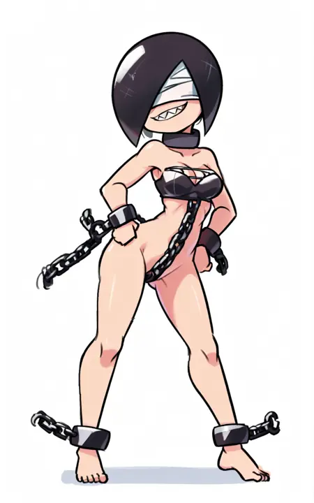 Chain Chomp Girl - Super Mario/Minus8 [PonyXL/Illustrious]