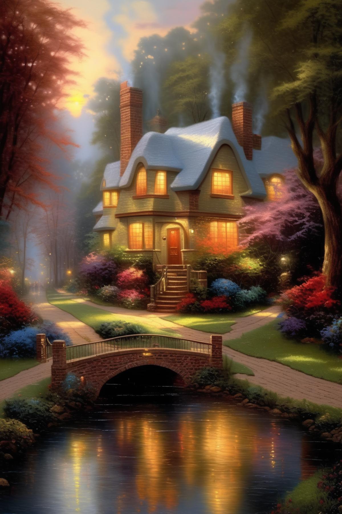 Thomas Kinkade Style image by Kappa_Neuro