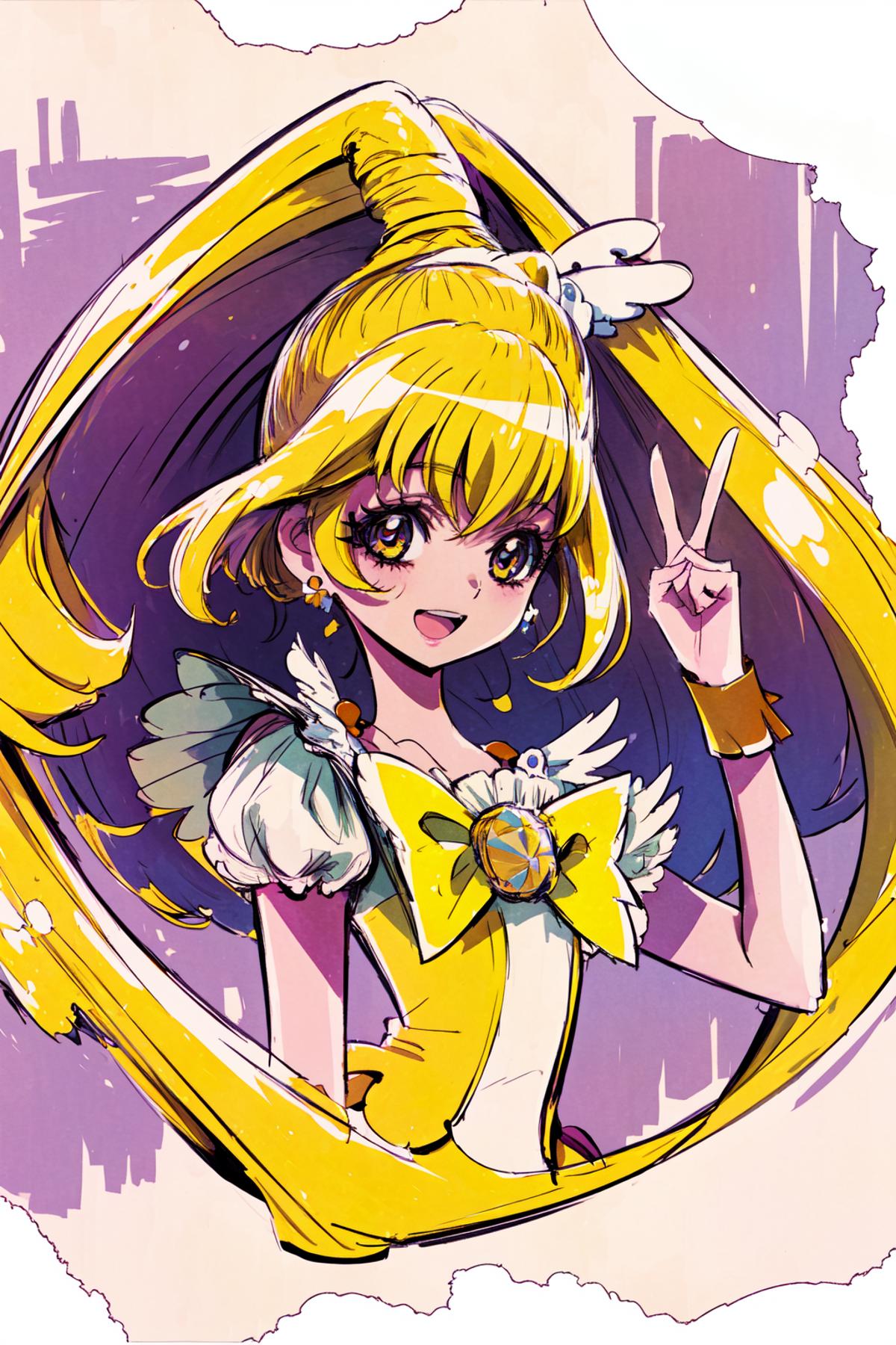 Cure Peace (Smile Pretty Cure!) スマイルプリキュア！ キュアピース image by UnknownNo3