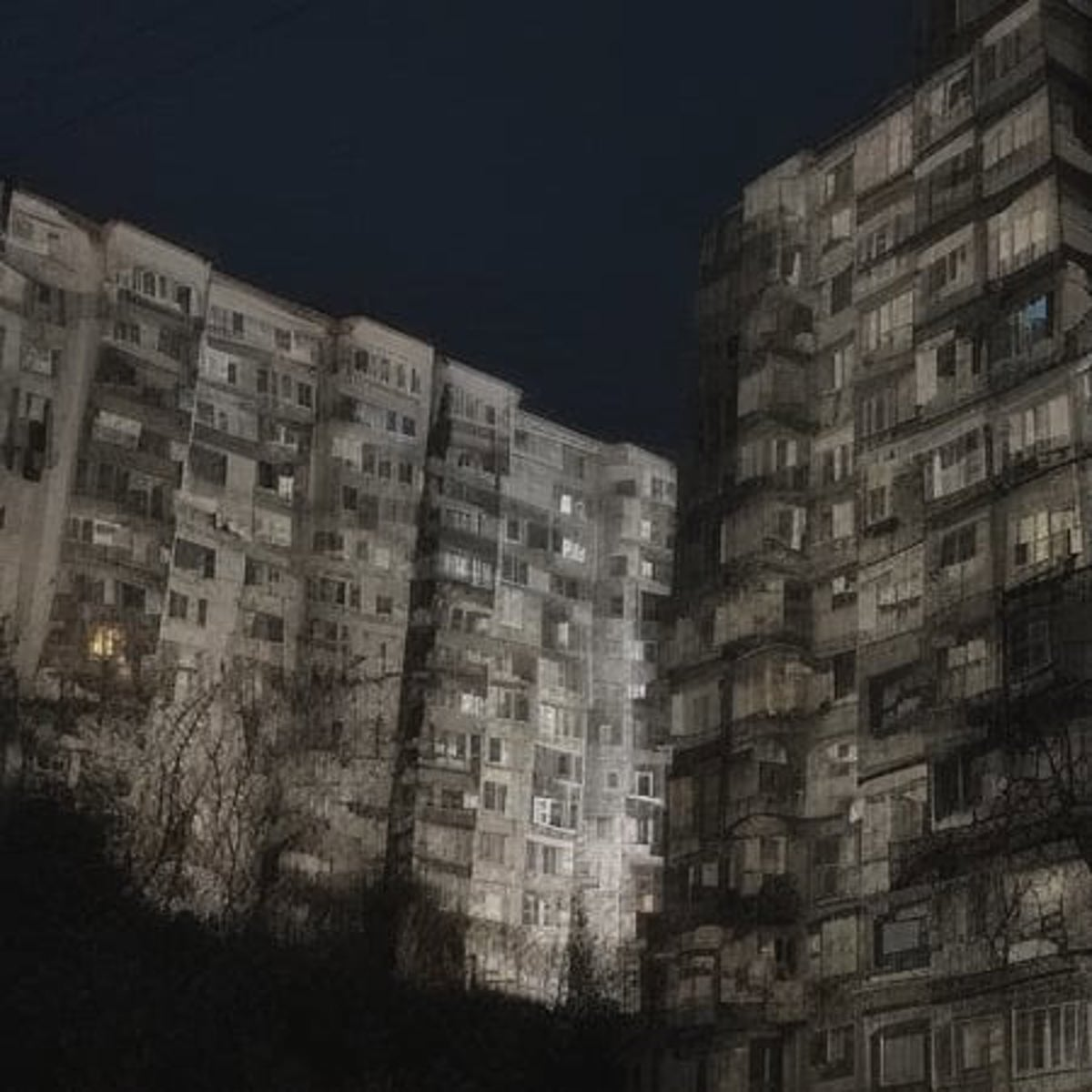 Панельки | Soviet buildings doomers mood - v2 1200 steps | Stable ...