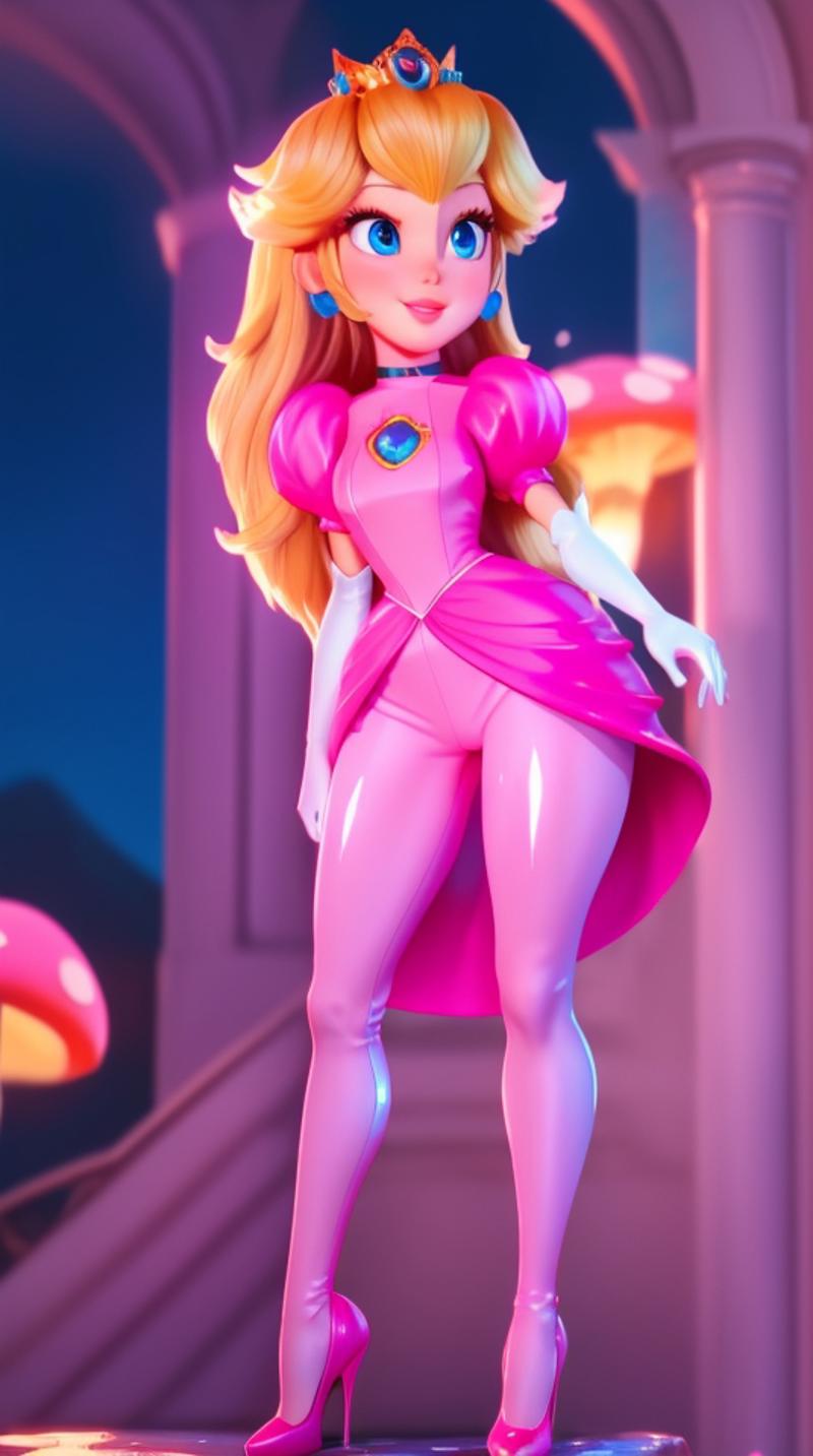 princess peach - The Super Mario Bros. Movie - movie like image by marusame