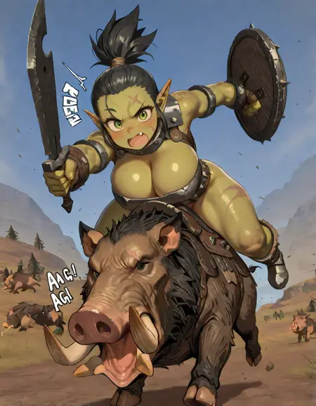 Orc Boar Boyz