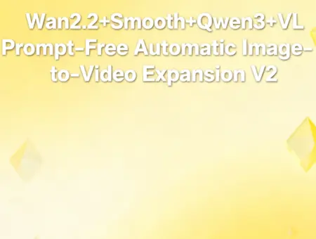 Wan2.2+Smooth+Qwen3+VL Prompt-Free Automatic Image-to-Video Expansion V2