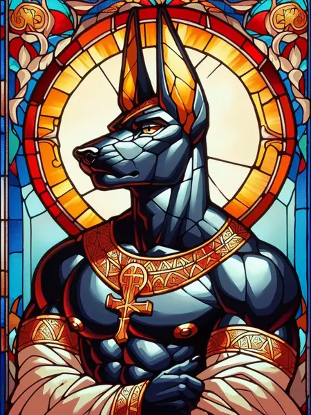 Pony Stained Glass