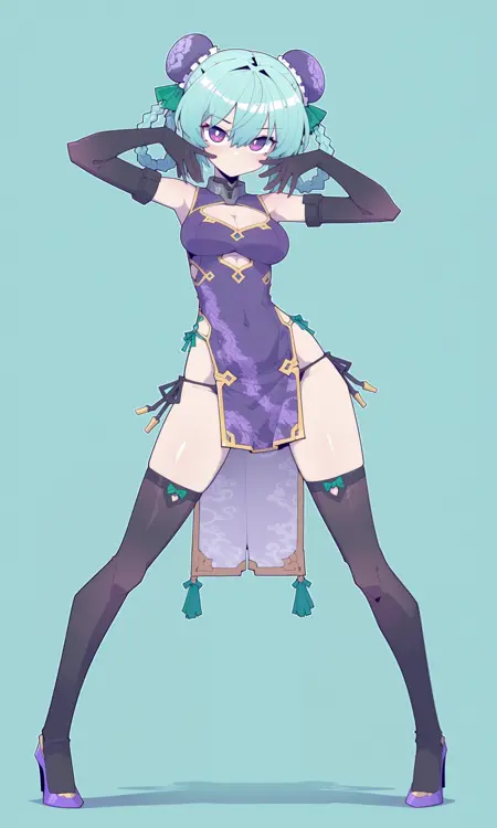 Frame arms girl旗袍大鹫HresvelgrQipao