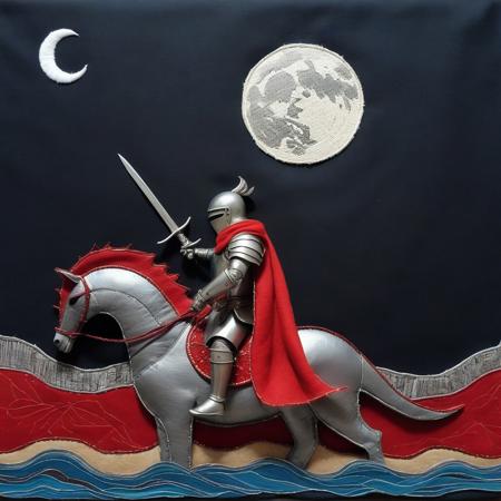 cs-l3ath3r, a armored knight, riding a dolphin, armor, night background, moon, medieval, red glowing eyes, cape, eerie environment, knight over dolphin, castle background