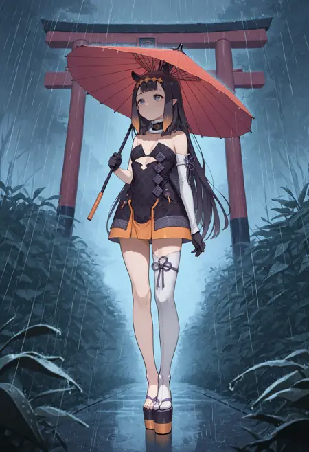 Ninomae Ina'nis 6 outfits [illustriousXL] Hololive