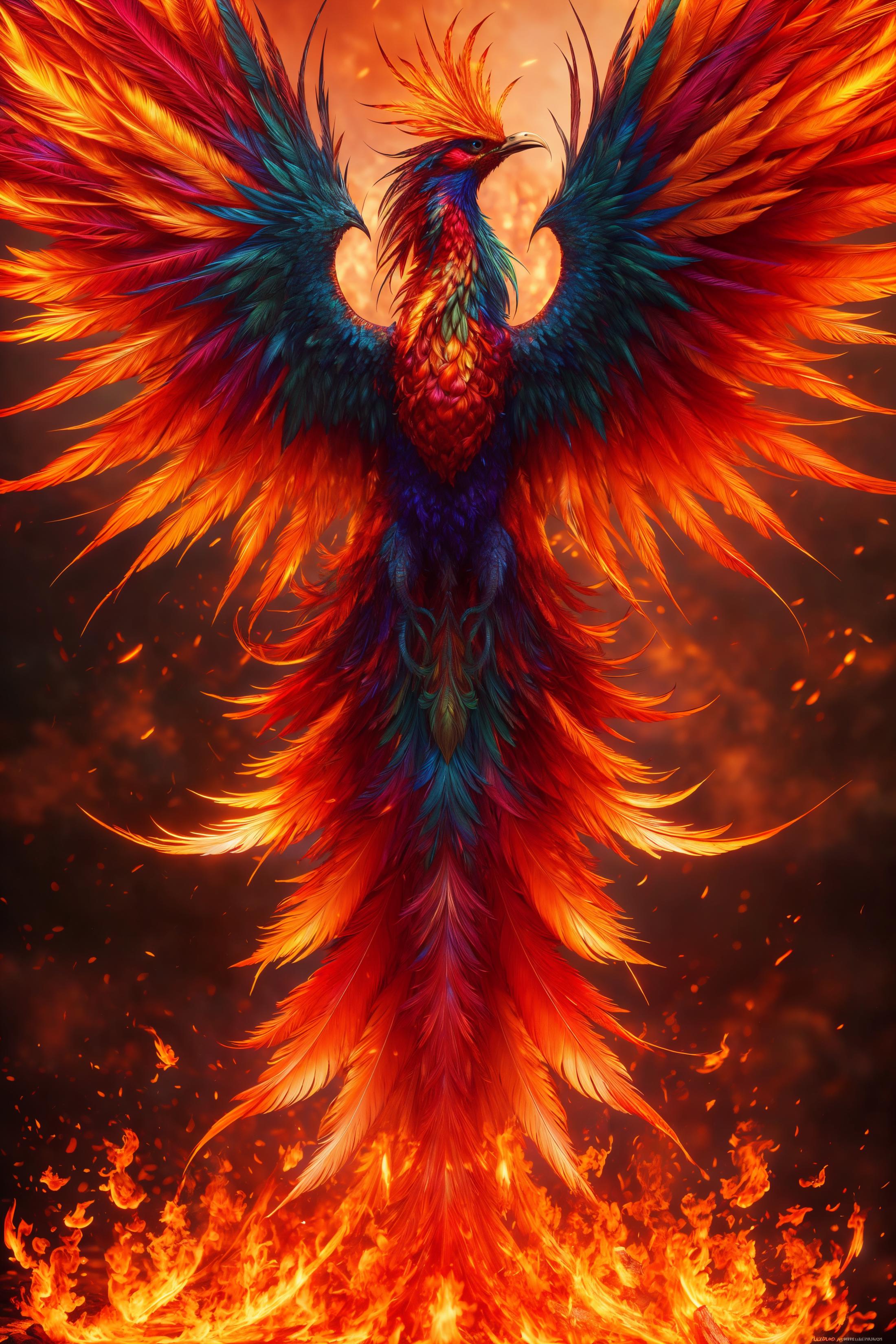 守护圣兽-朱雀Phoenix image by Jellon
