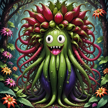 Monster plant II - cute (SDXL/Illustrious) SDXL