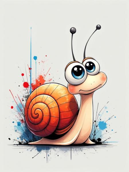 A_Ink Wash Cartoon Style_Cute Animal Creation v1.0