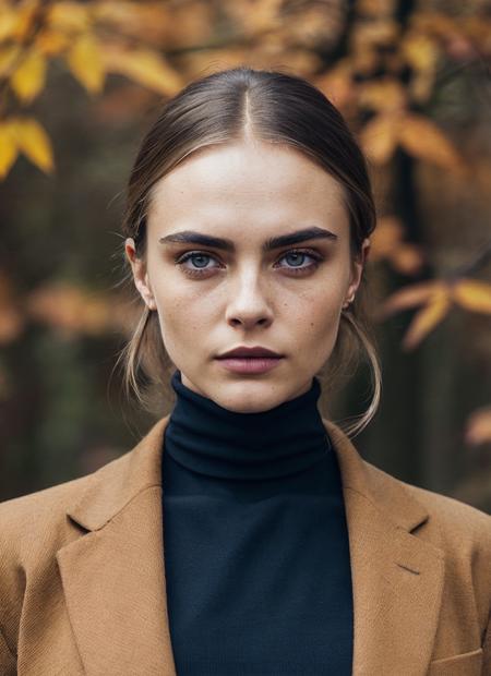 A stunning intricate full color portrait of (sks woman:1), wearing a black turtleneck, epic character composition, by ilya kuvshinov, alessio albi, nina masic, sharp focus, natural lighting, subsurface scattering, f2, 35mm, film grain, <lora:lora_caradelevigne_v1_from_v1_160:1>