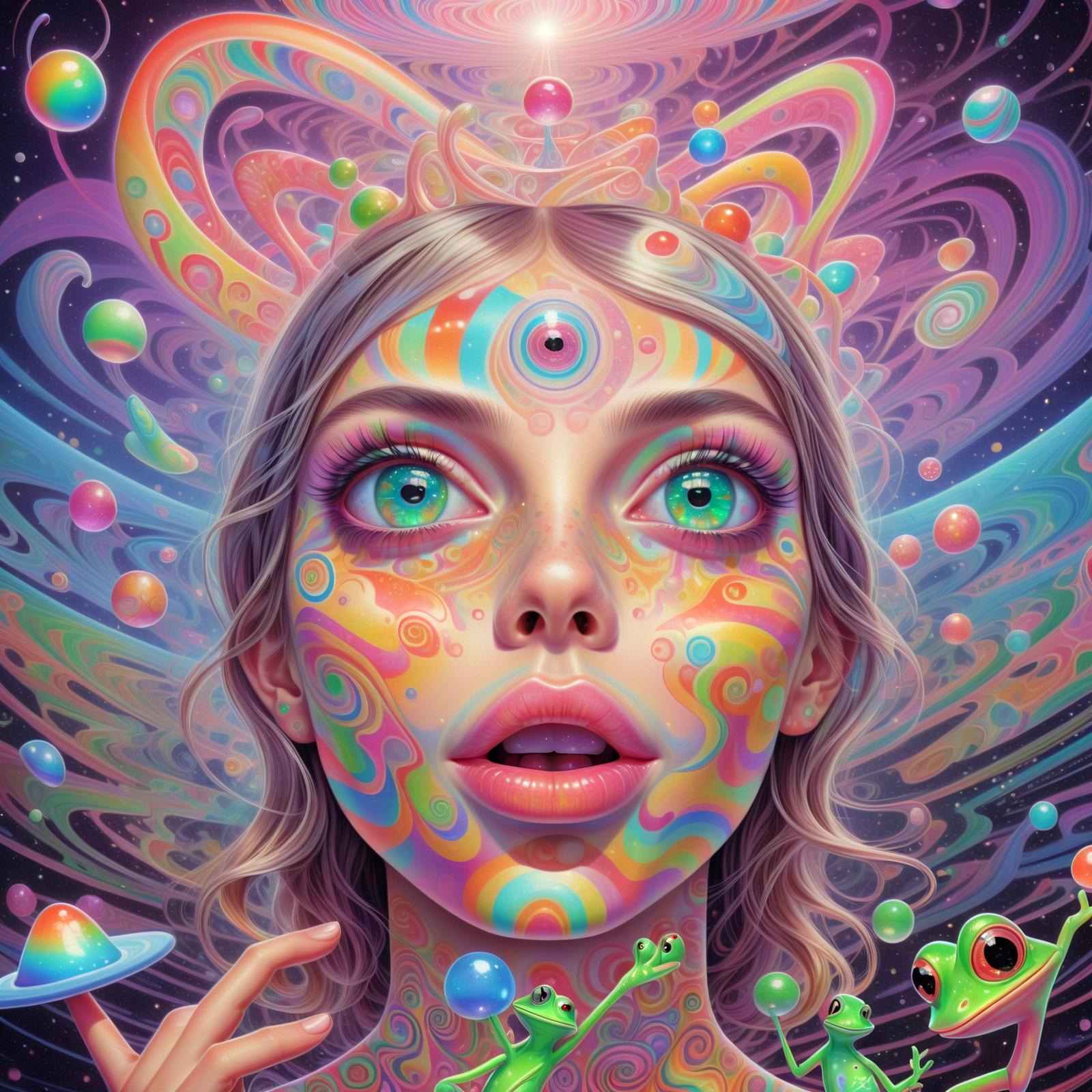 Bangerooo (Psychedelic Art Style) [SDXL] image by denrakeiw