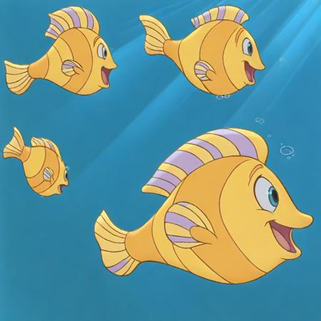 Yellow Fish (The Little Mermaid II) V1