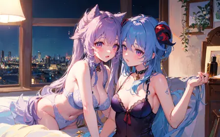 Ganqing | Genshin Impact (Keqing + Ganyu)