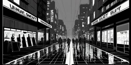 <lora:concept art-v1.0:1> concept art, Vibrant Cityscape, Monochromatic Red, Street Style, Neon Lights Illuminating the Scene, Rough and Gritty Texture, Dynamic Composition with Leading Lines, Brutalist Architecture, Excitement and Energy, Rainy Atmosphere, Urban Pop Art