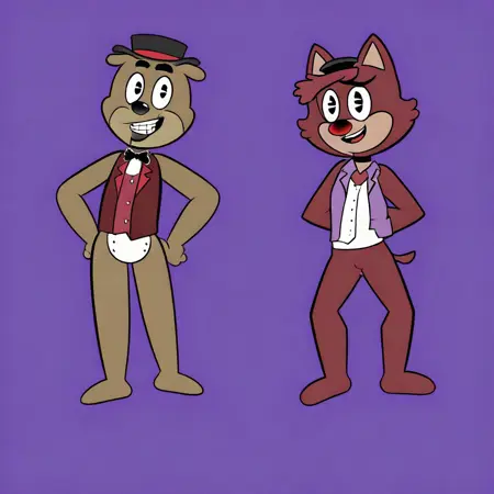 Fazbear and Friends (Hotdiggedydemon) - Style
