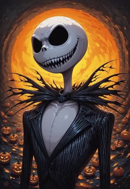 Jack Skellington | The Nightmare Before Christmas (Illustrious)
