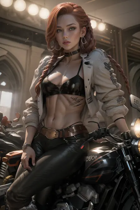 Change-A-Character: Badass Biker, You Waifu Has A New Passion!