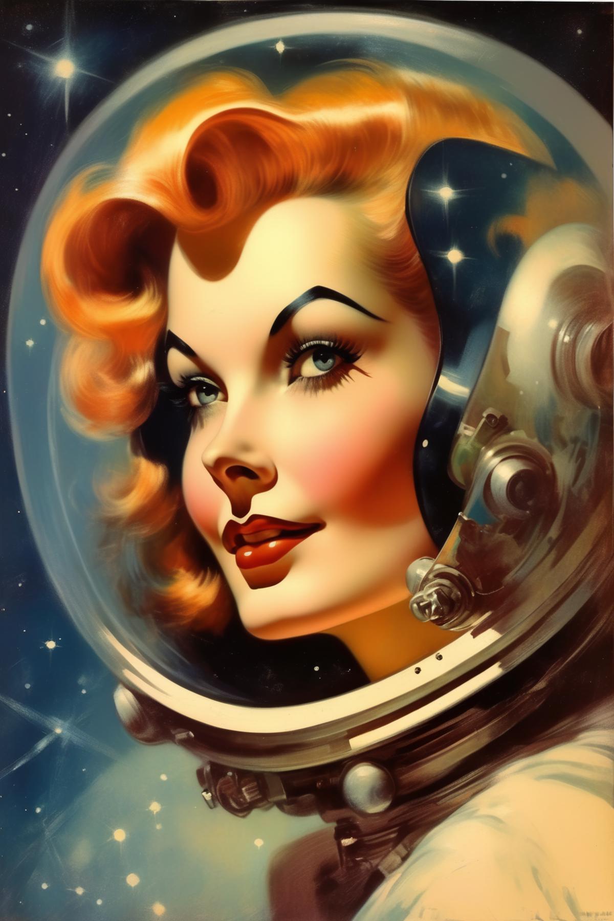 Rolf Armstrong Style image by Kappa_Neuro