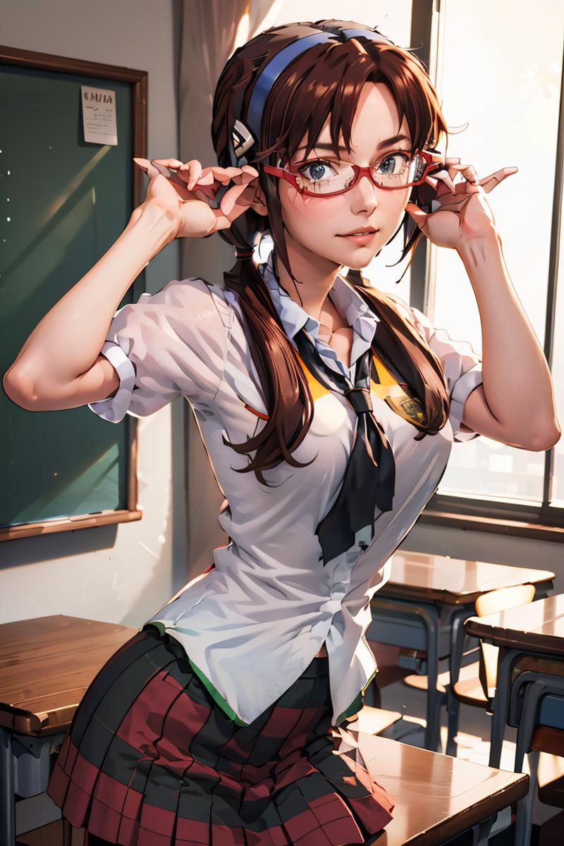 Mari Illustrious Makinami - School Uniform │Neon Genesis Evangelion image by MarkWar