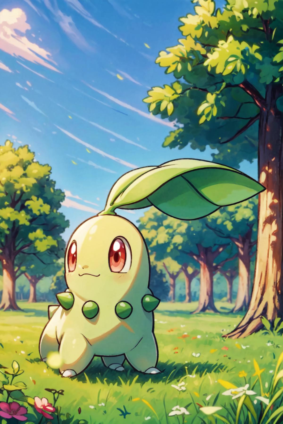 Chikorita (Pokemon) (Pokedex #0152) image by Kayako