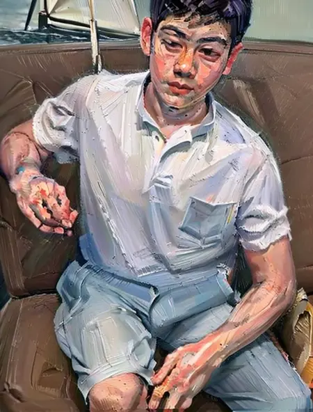 Freud oil painting style(弗洛伊德油画风格)