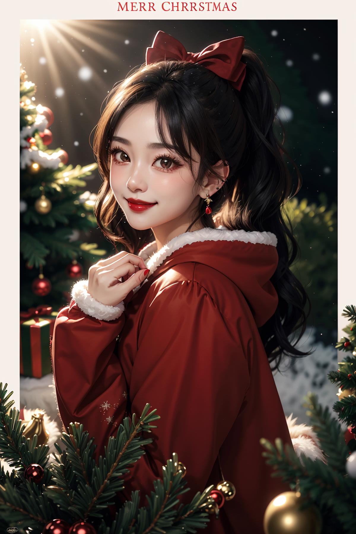 Christmas girl image by laolong_eth