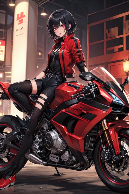 Waifu on Motorcycle - waifu_on_Motorcycle | Stable Diffusion LoRA | Civitai