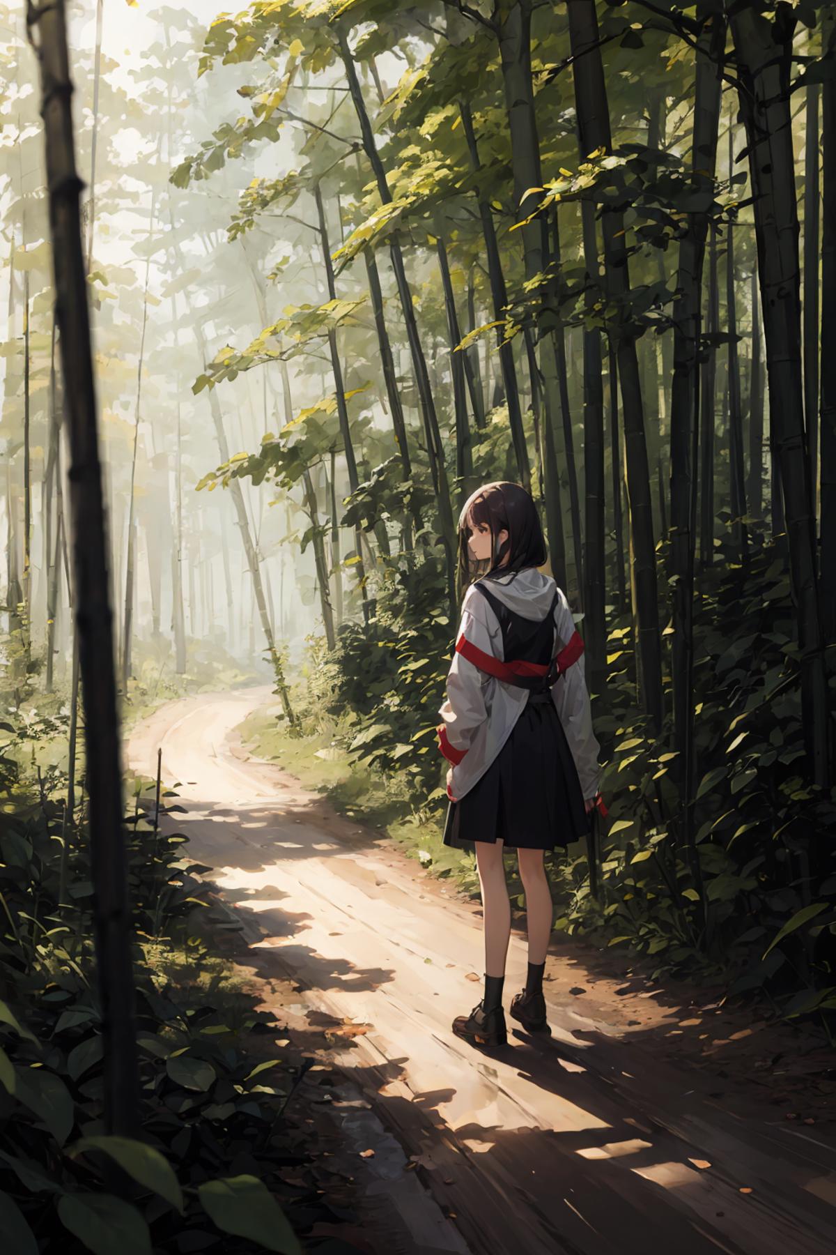 bamboo forest (mainly from Touhou) image by Wasabiya