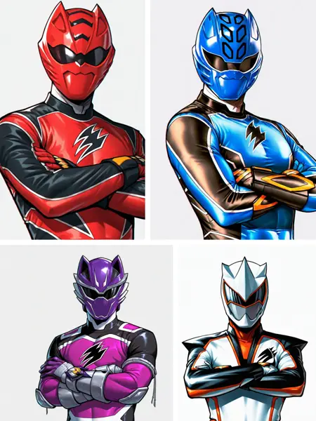 Jungle Fury Rangers / 獣拳戦隊ゲキレンジャー MALES