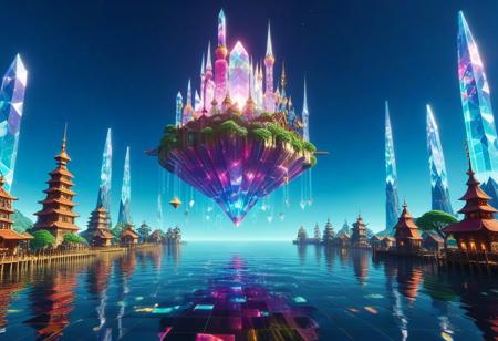 score_9, score_8_up, score_7_up,
* masterpiece, best quality, 8K, anime, **young male adventurer**, vast pearl-crystal sky-island, **floating structures**, whimsical, fantasy landscape, vibrant, wide shot.
pearlum,
aidmaimageupgrader,aidmamj6.1,