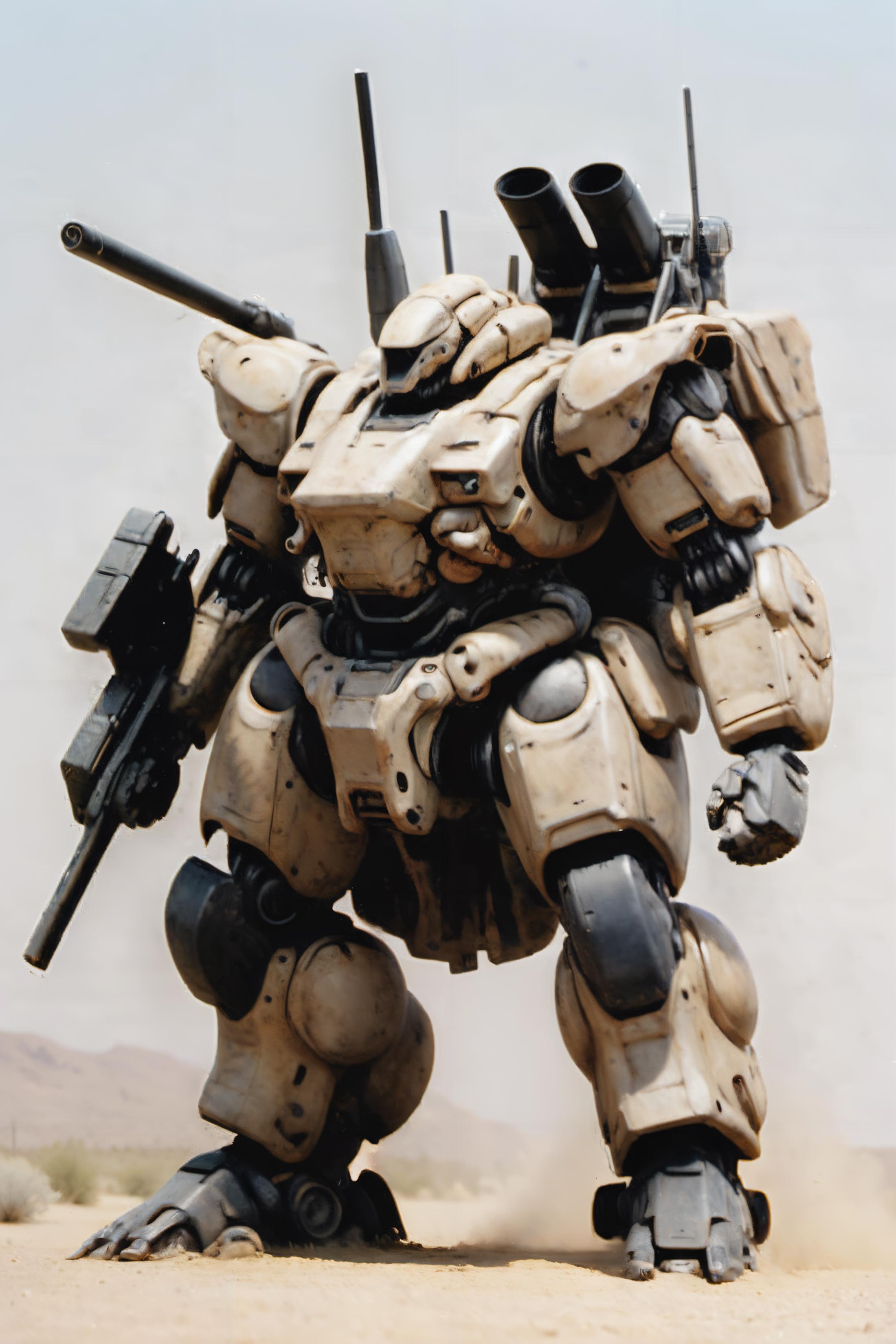 Super robot diffusion XL (Gundam, EVA, ARMORED CORE, BATTLE TECH like mecha lora) image by IvanOverdrive