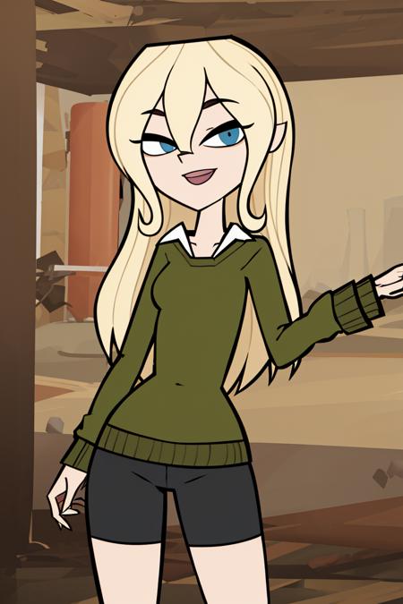 ((masterpiece,best quality)), absurdres, <lora:Dawn_Total_Drama_v1:0.7>, Dawn_Total_Drama, solo, smiling, looking at viewer, cowboy shot, cinematic composition, dynamic pose