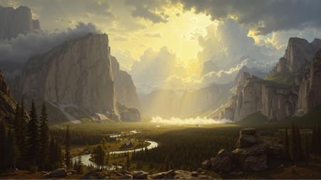 Albert Bierstadt style Flux v1.0