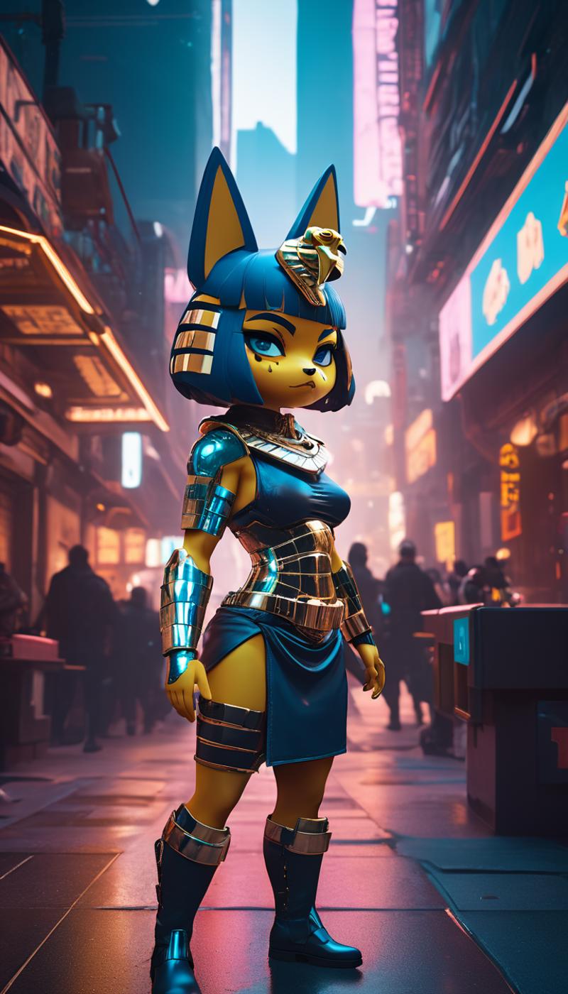 Ankha [Animal Crossing] LoRA XL image by Hevok